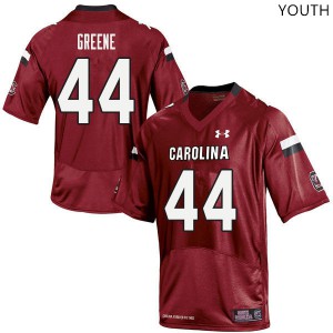 Youth South Carolina Gamecocks #44 Sherrod Greene Red Official Jerseys 570160-575