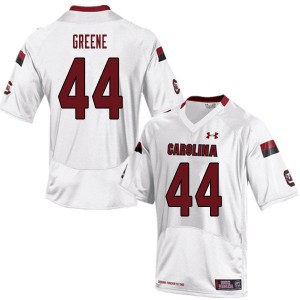 Men University of South Carolina #44 Sherrod Greene White Football Jerseys 906627-700