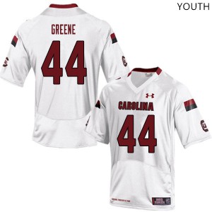 Youth South Carolina #44 Sherrod Greene White Stitch Jersey 656825-896