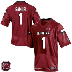 Men's Gamecocks #1 Deebo Samuel Red Player Jerseys 758399-153